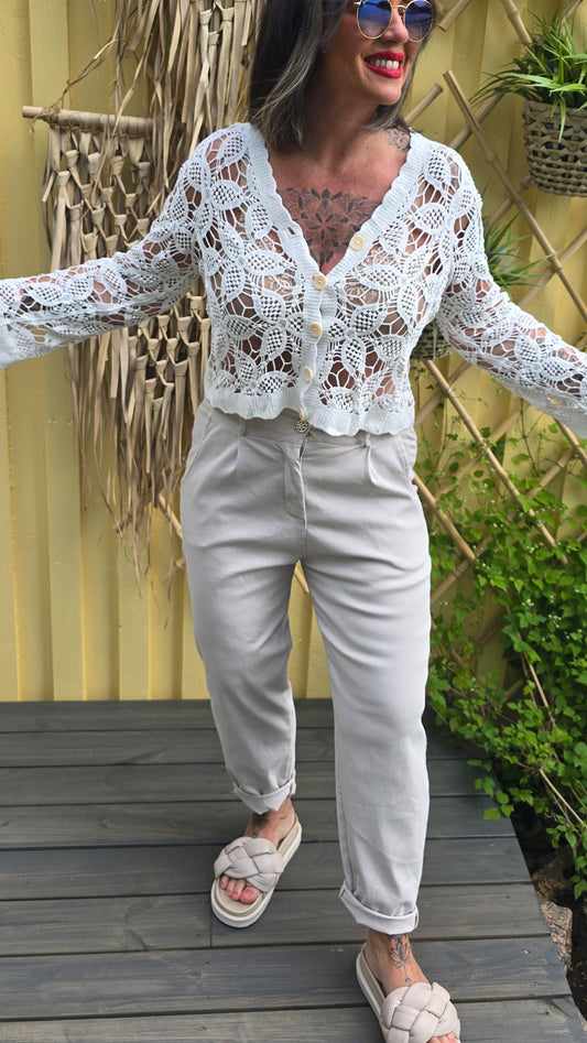Johanne bukse beige