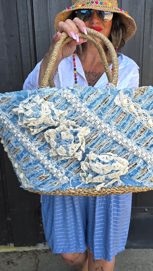 Boho veske denim