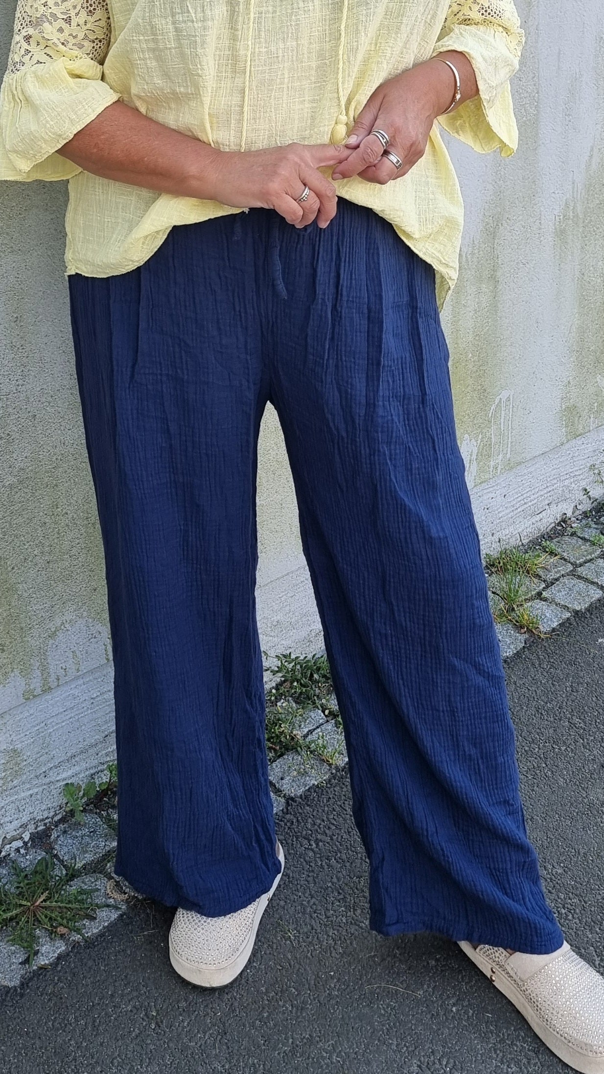 Silje bukse navy