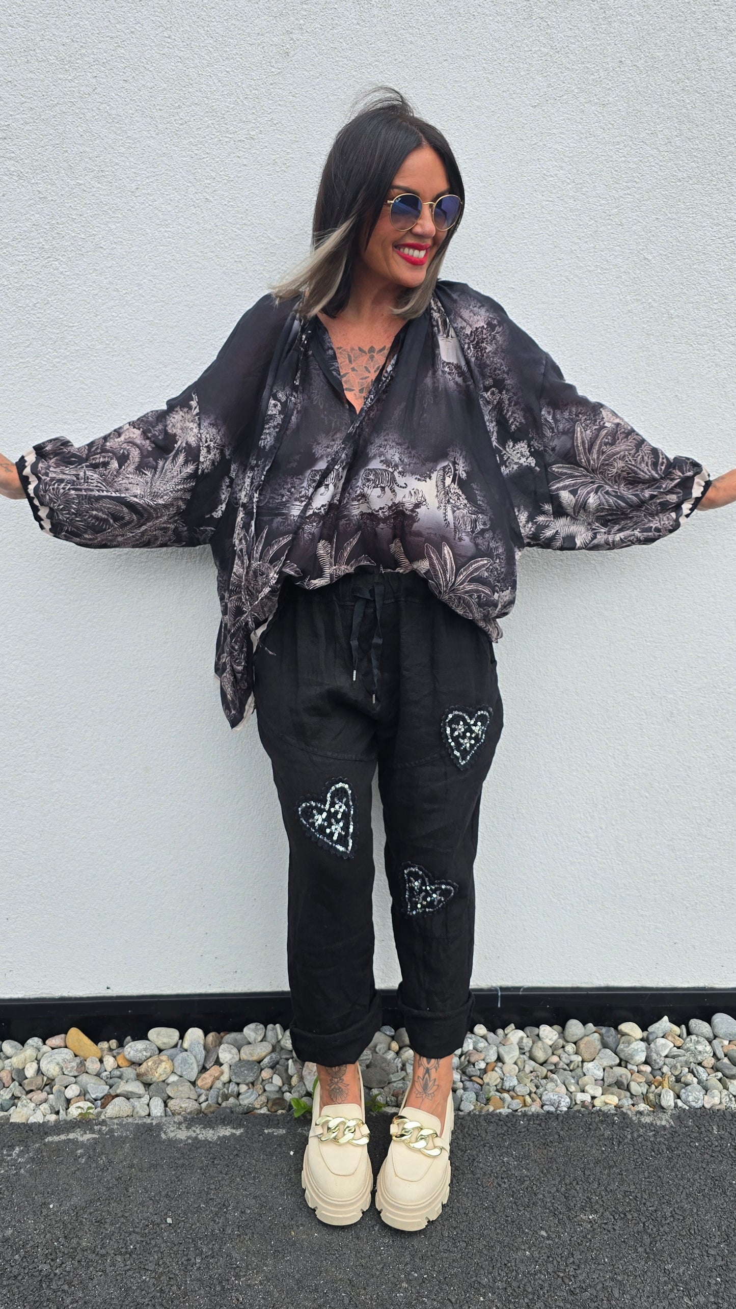 Stina bluse svart