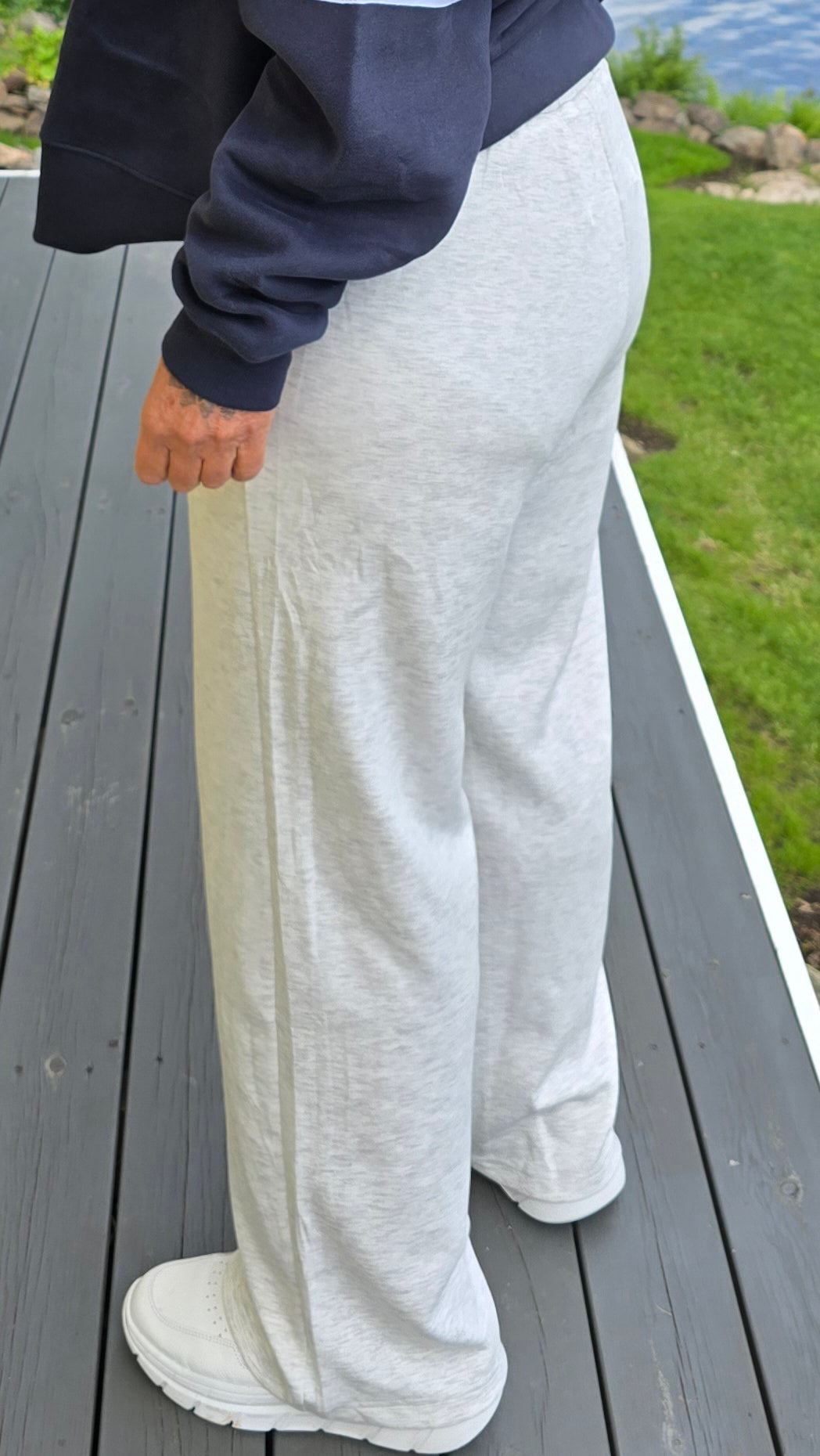 Maria jogger bukse grå