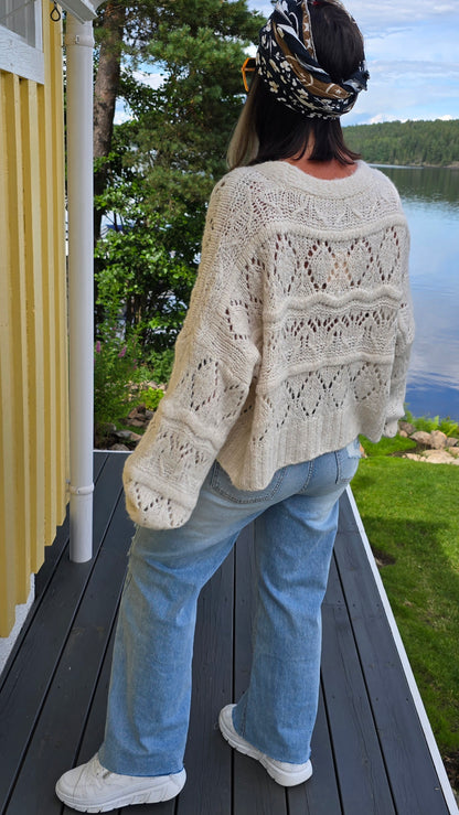 Millie kardigan jakke beige