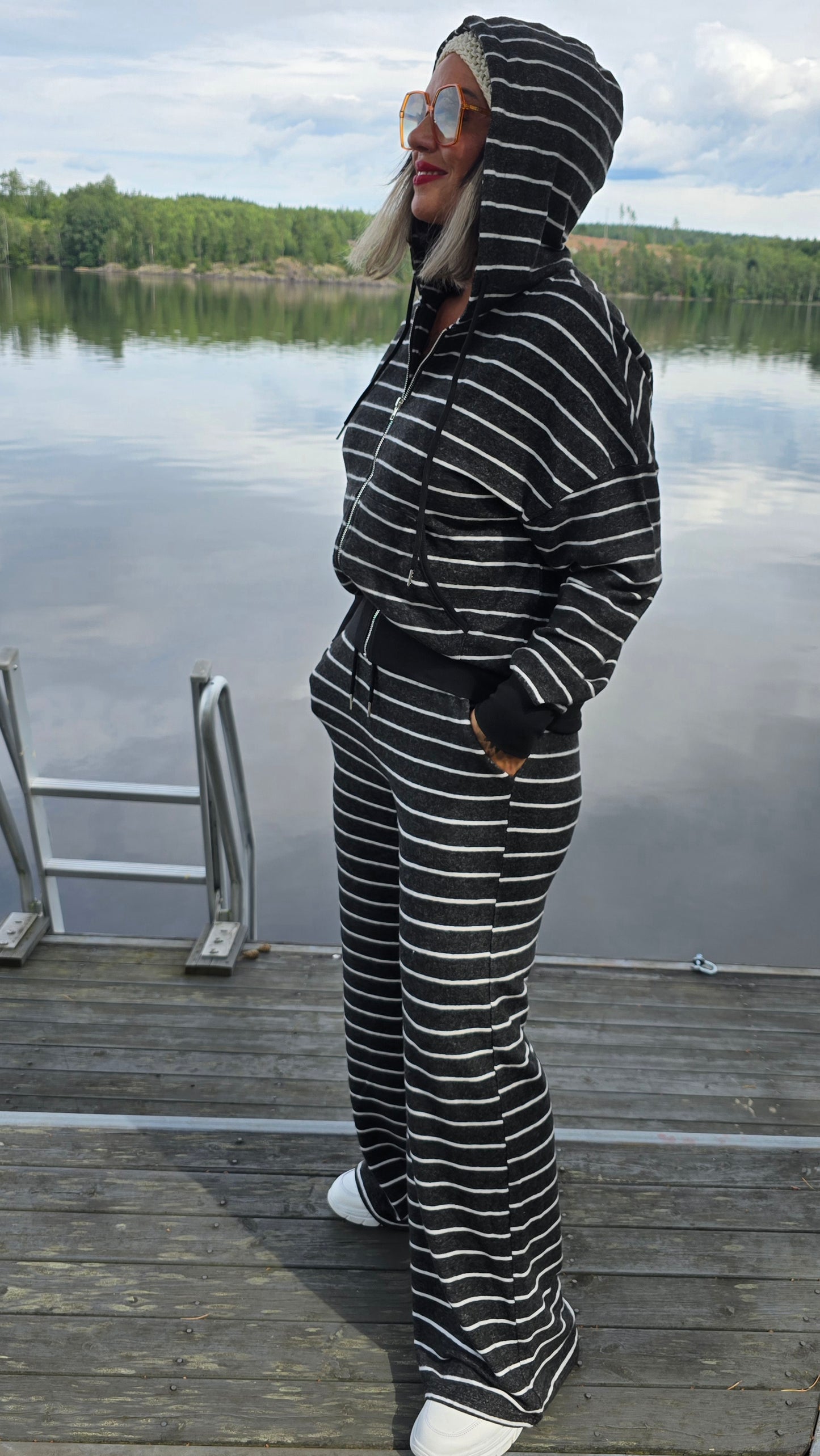 Tanja hette jakke mørkgrå