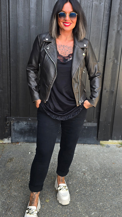 Wendy jakke brunsvart