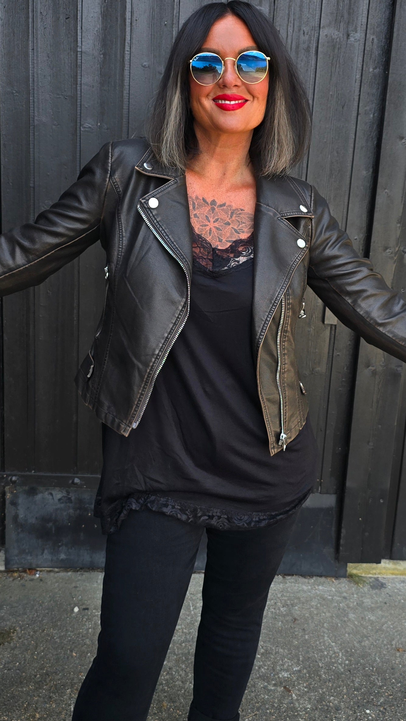 Wendy jakke brunsvart