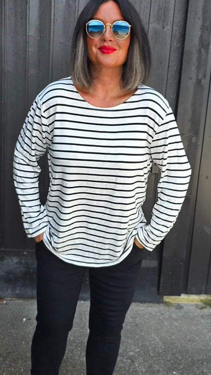 Enya topp med striper