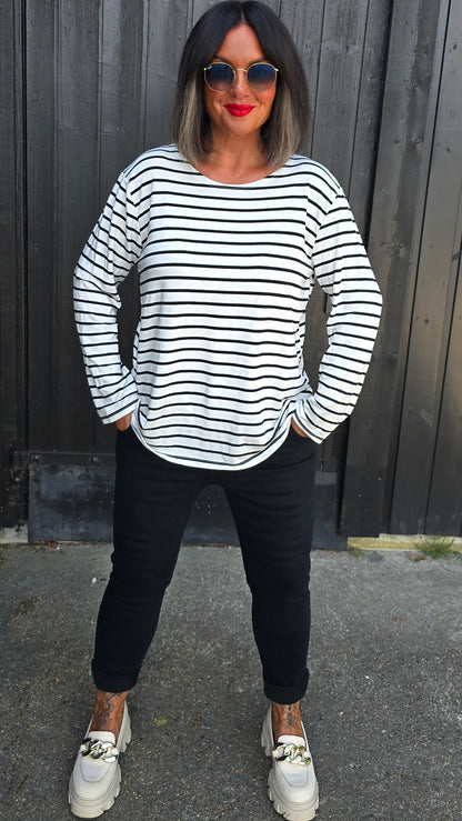 Enya topp med striper