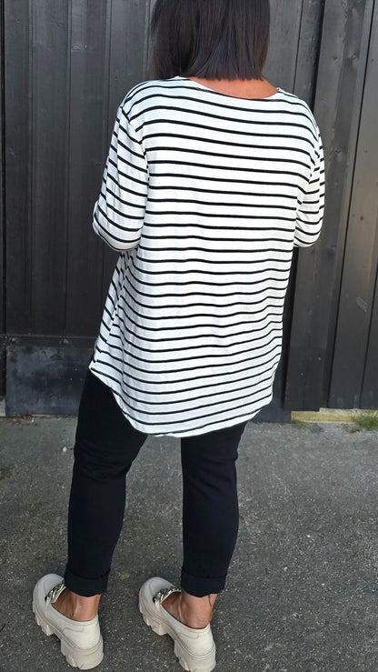 Enya topp med striper