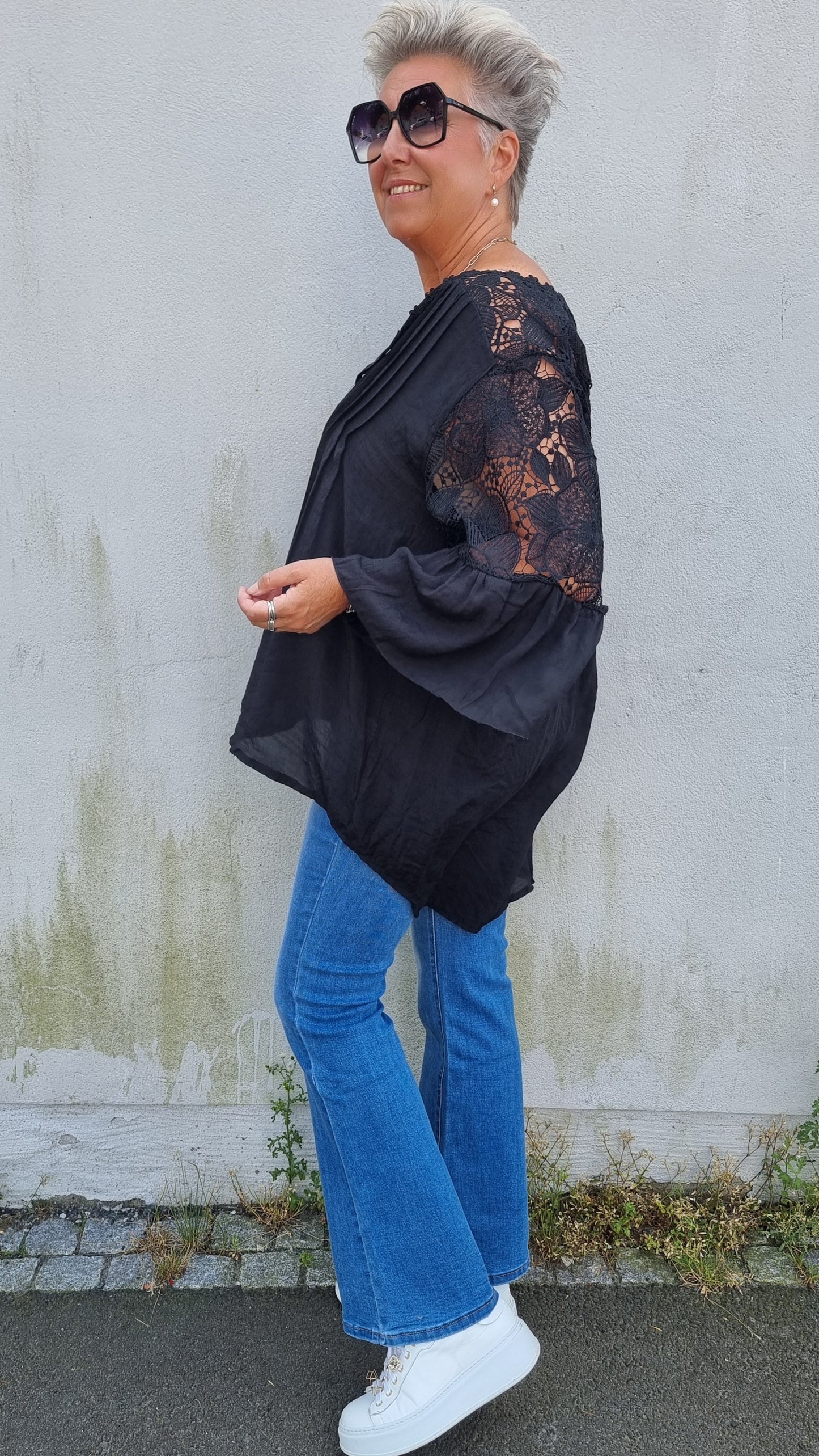 Nadja skjorte bluse svart