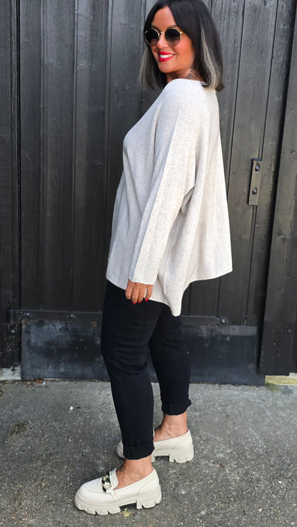 Malena genser beige
