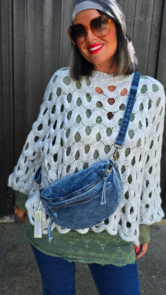 Wicky veske denim blå