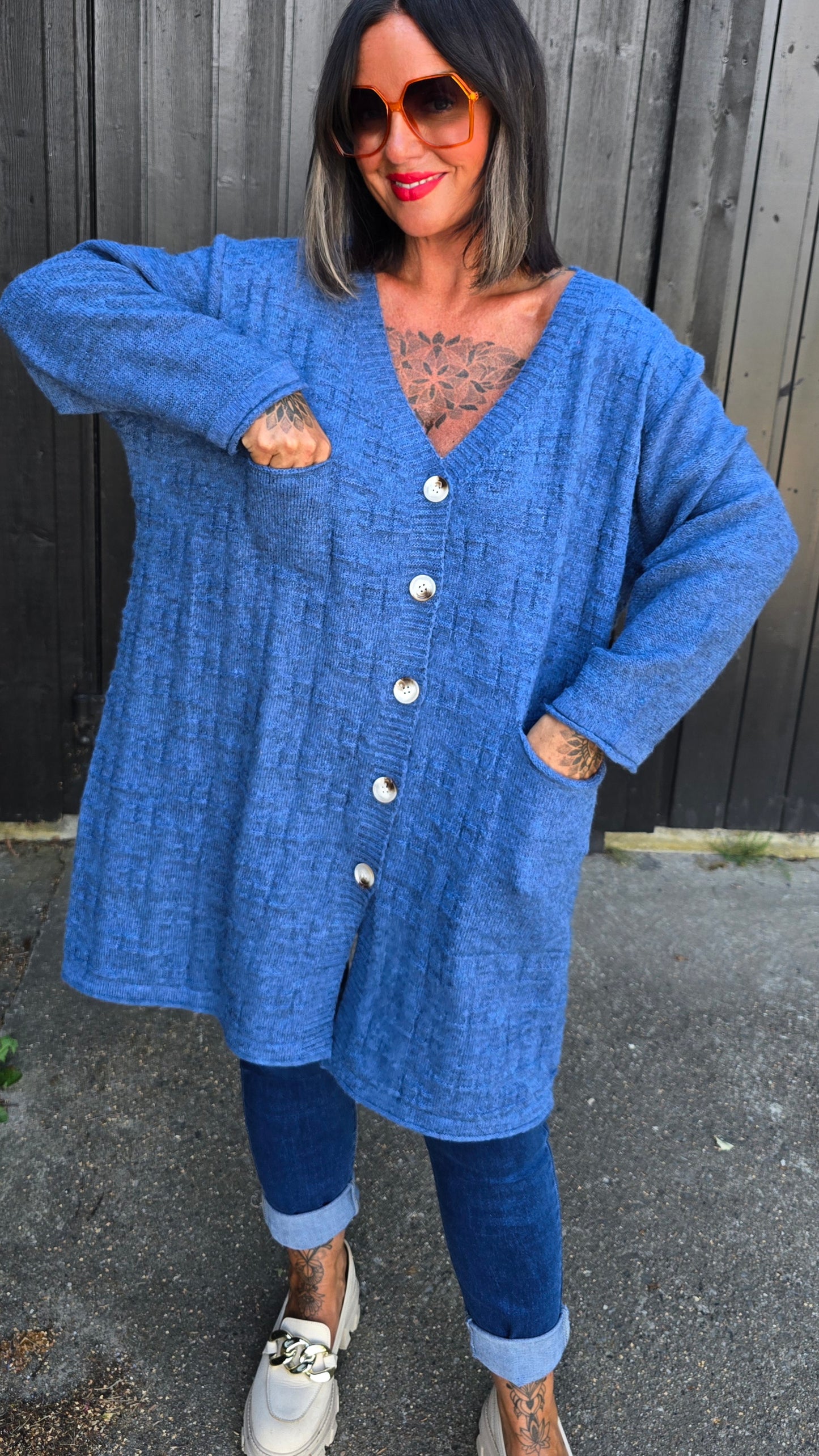 Liv jakke i blått