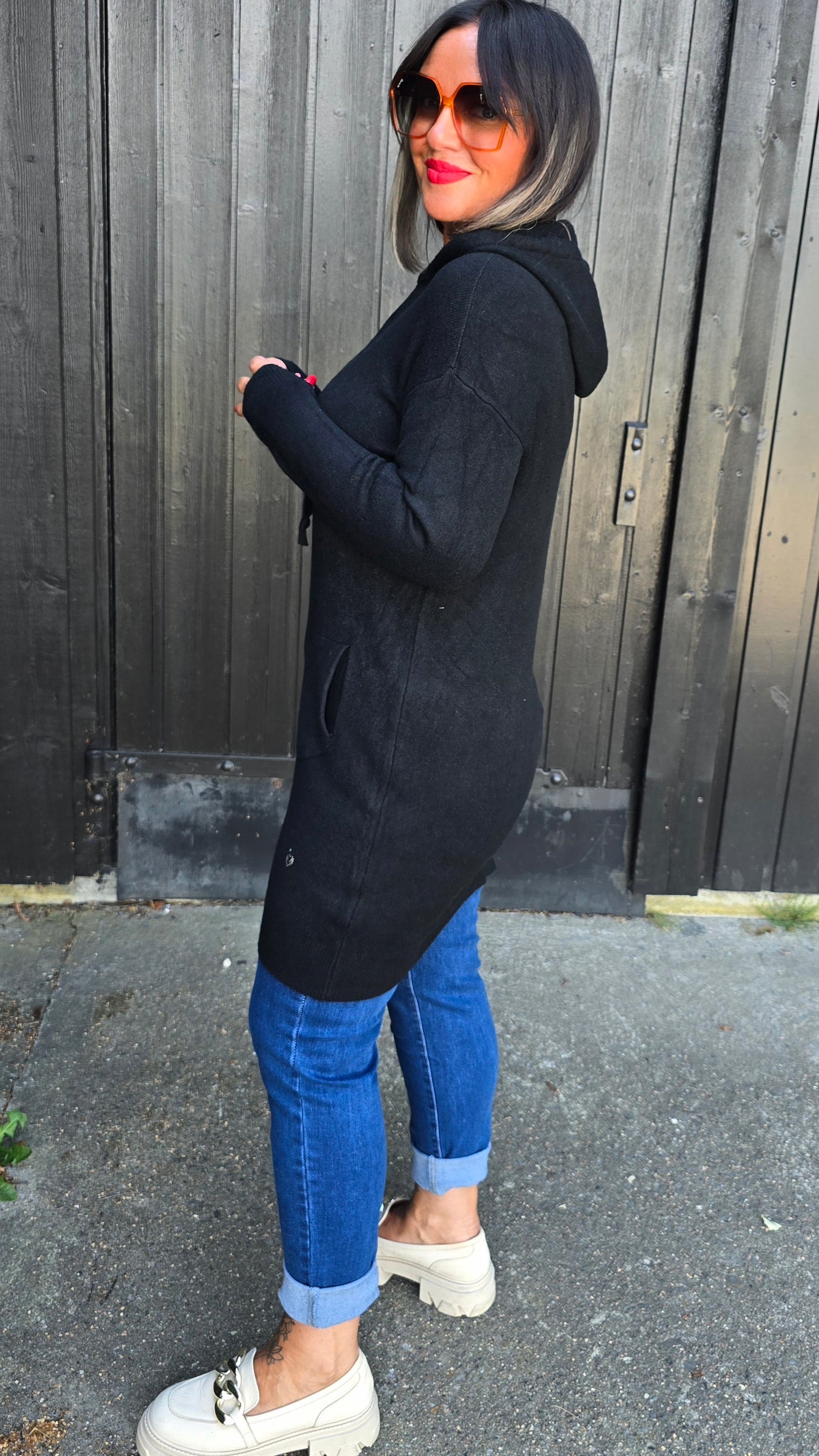 Felicia lang hette genser svart