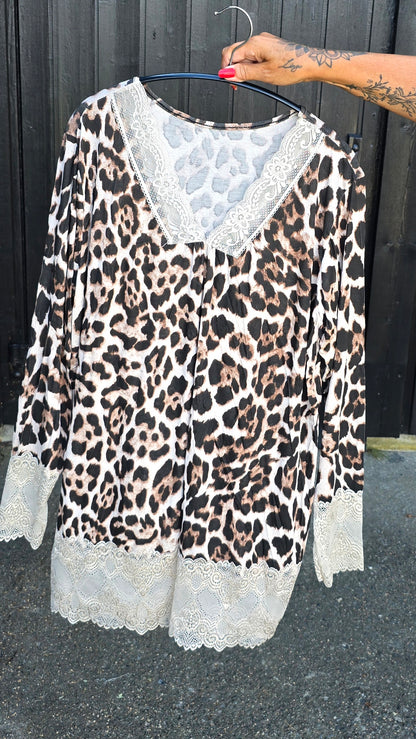 Frenchy topp leopard