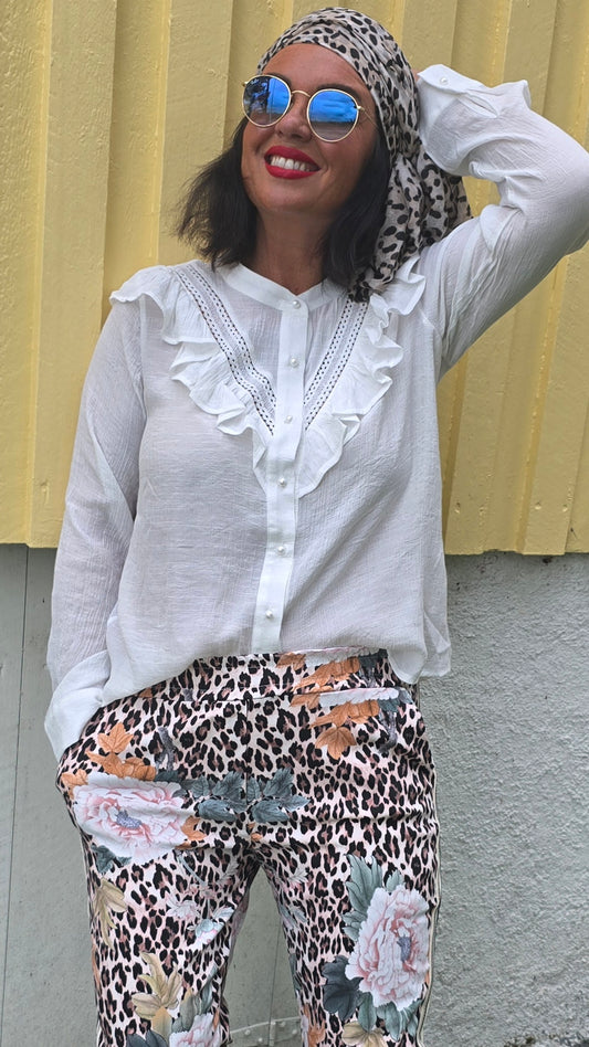 Samira skjortebluse hvit