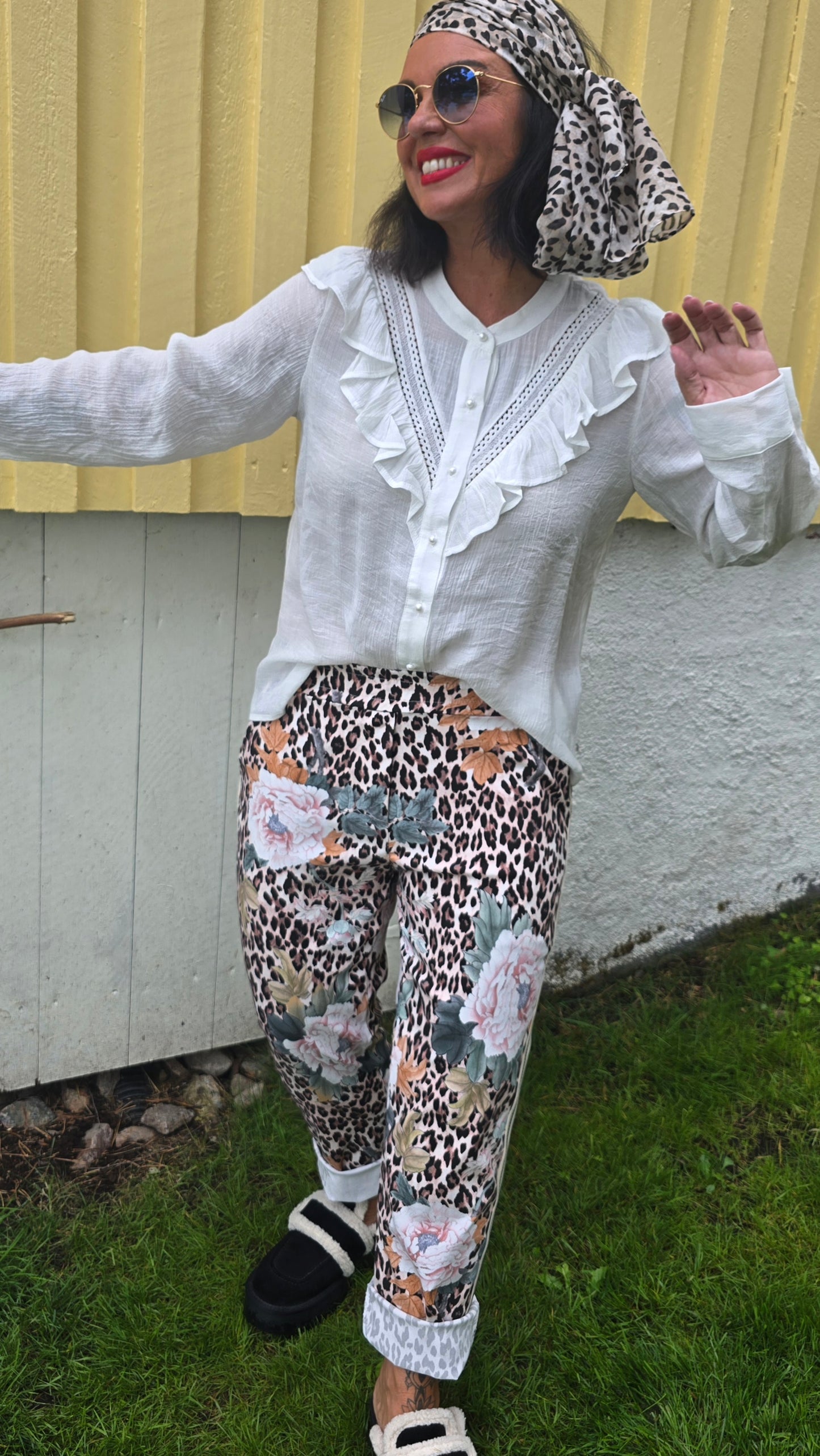 Samira skjortebluse hvit