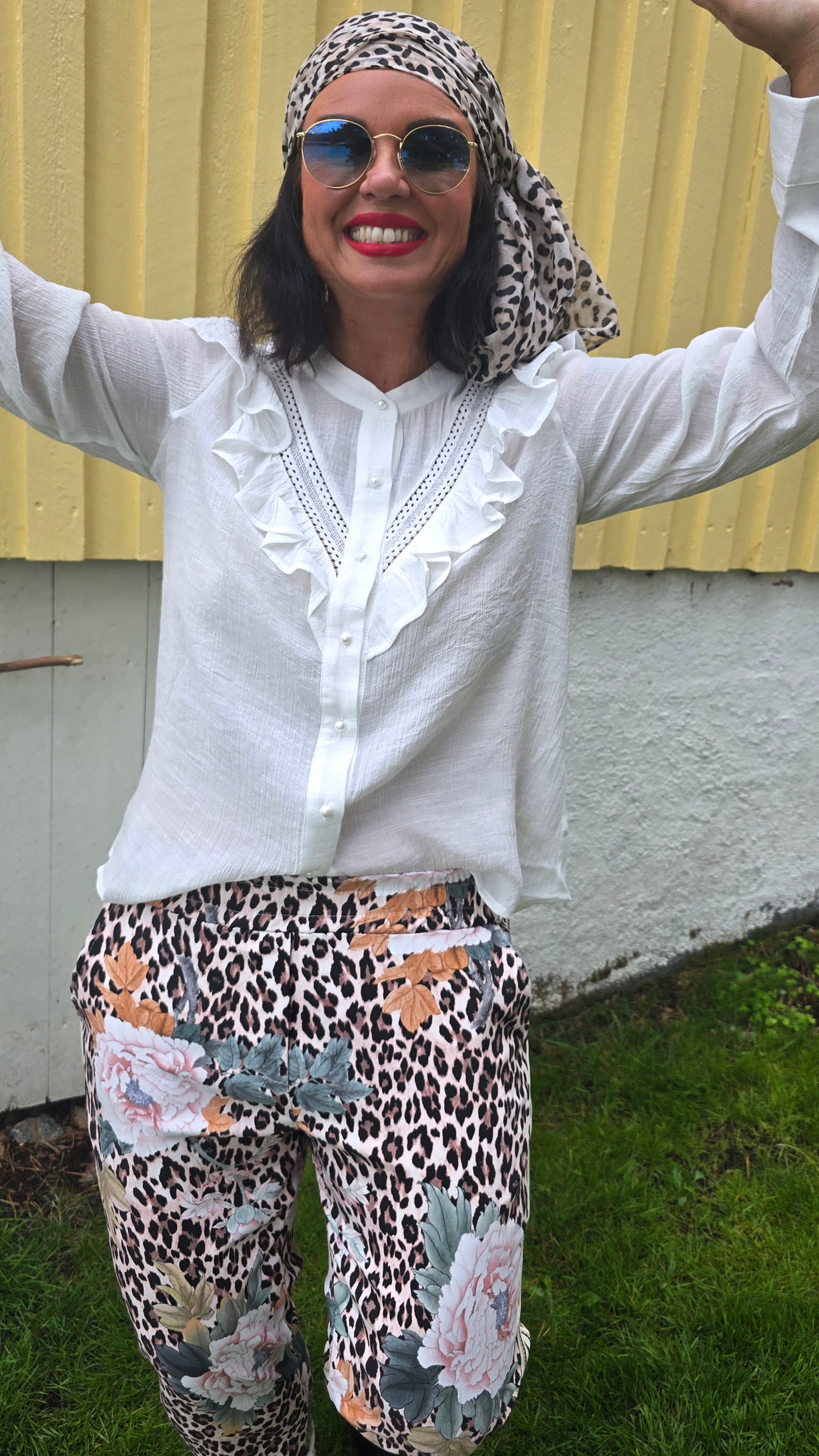 Samira skjortebluse hvit