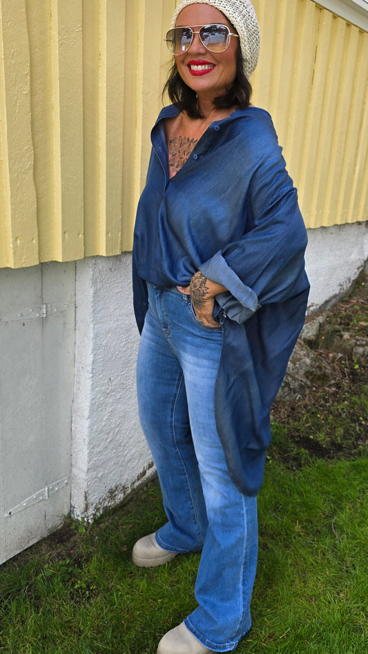 Gloria denim skjorte