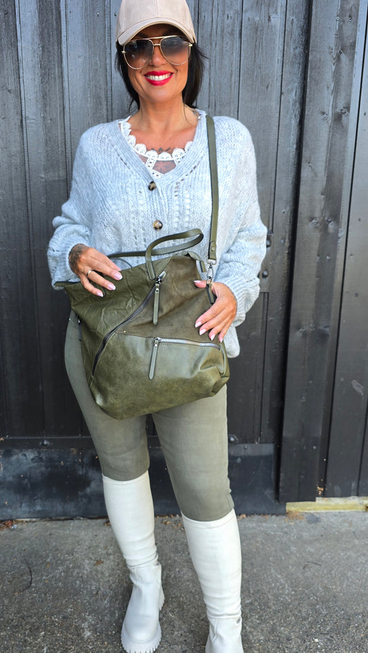 Laura veske kaki