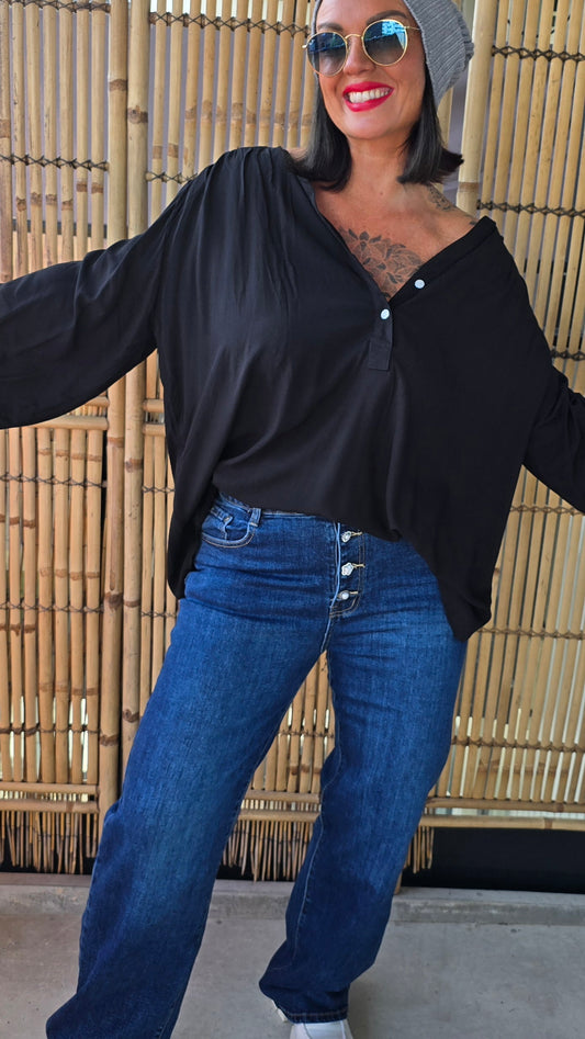 Catarine bluse svart