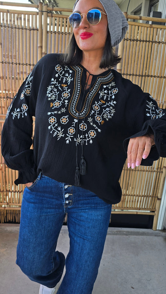 Marion bluse svart