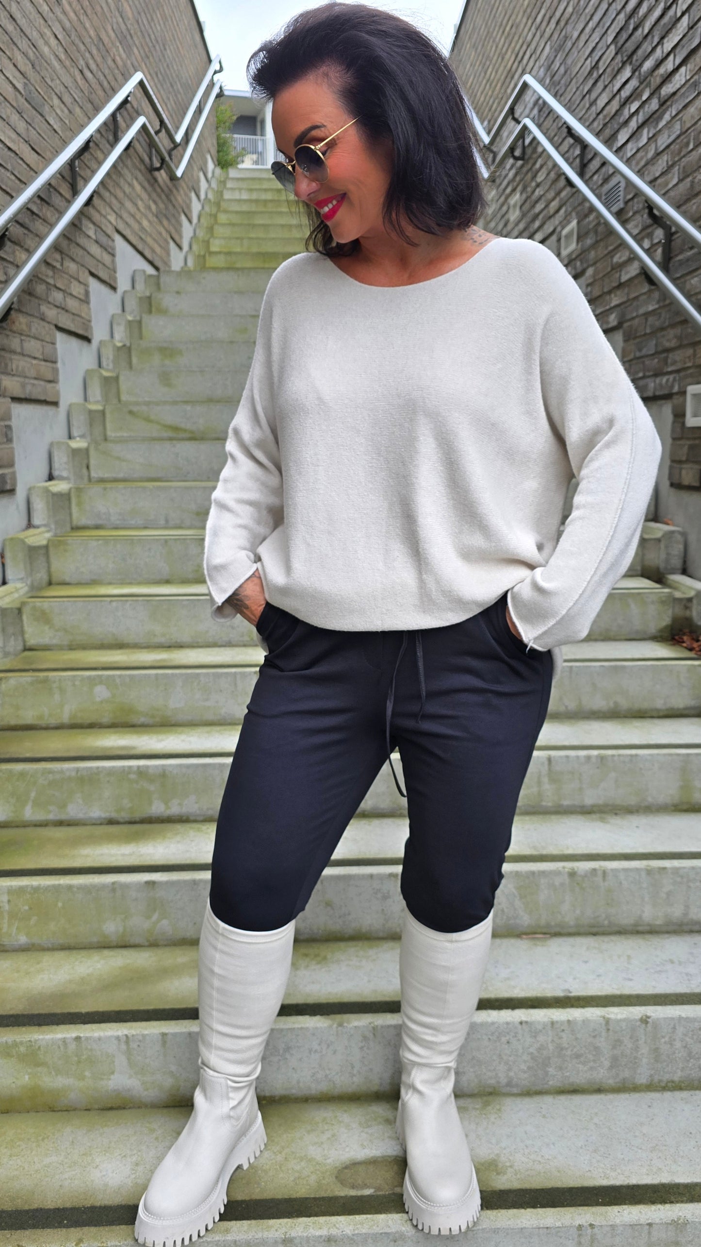 Sunniva genser beige