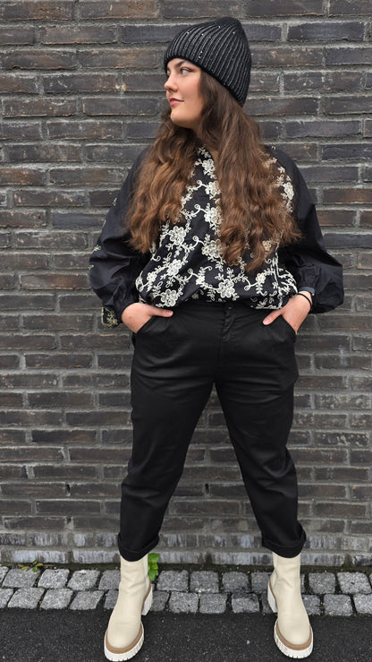 Chatarina bluse svart