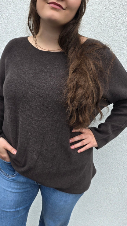 Sunniva genser brun