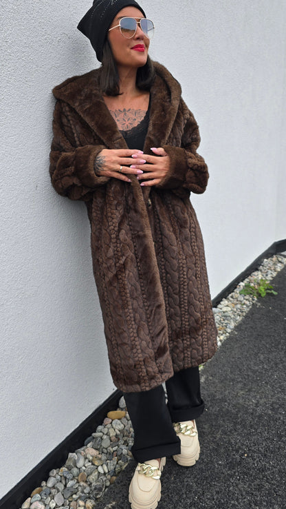 Astrid jakke brun