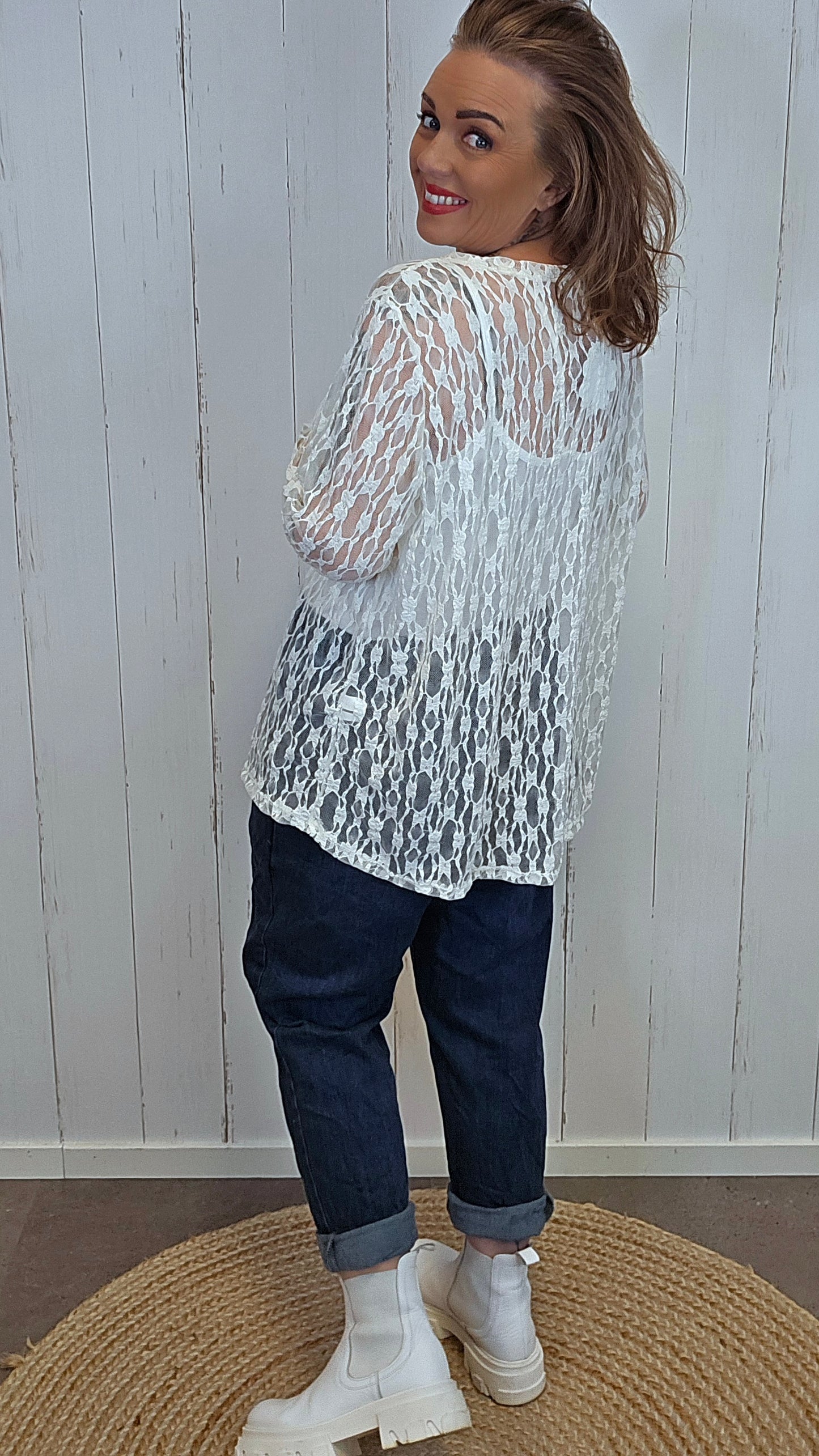 Ida blondetopp offwhite