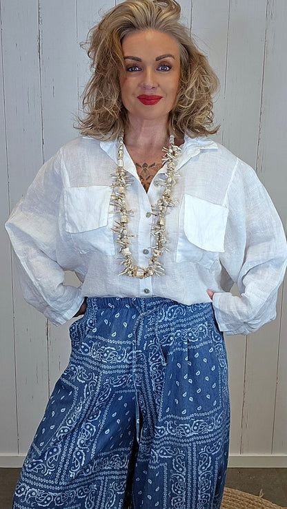 Gloria halskjede beige