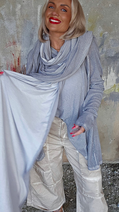 Mesh scarf cement