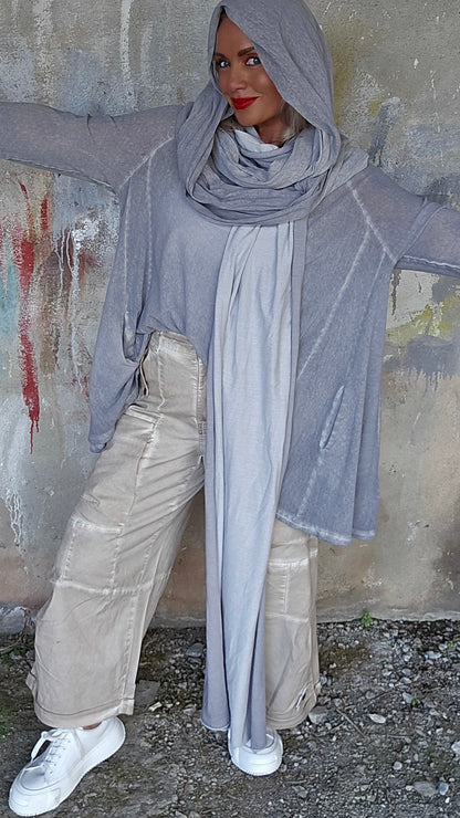 Mesh scarf cement