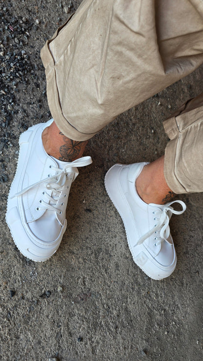 Plü shoe hvit