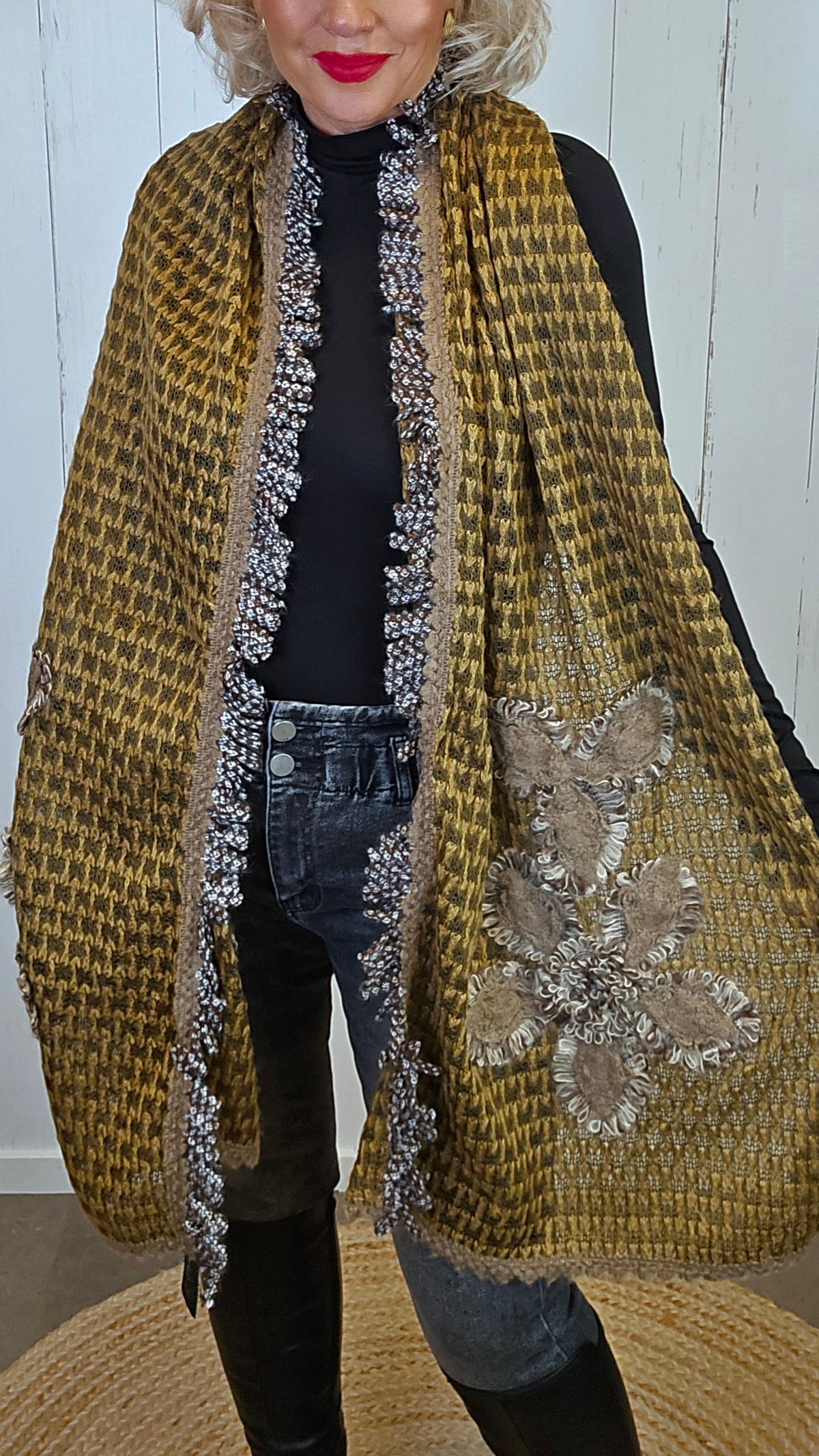 Giselle skjerf golden