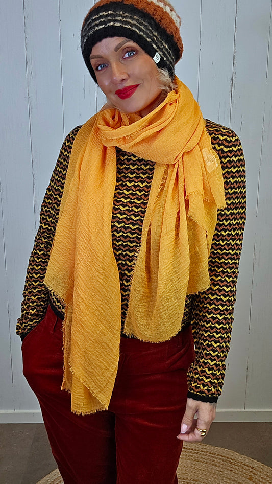 Izzy skjerf brend orange
