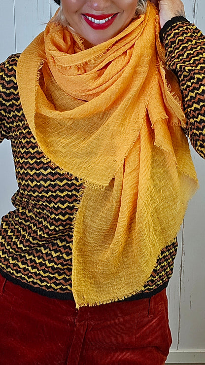 Izzy skjerf brend orange