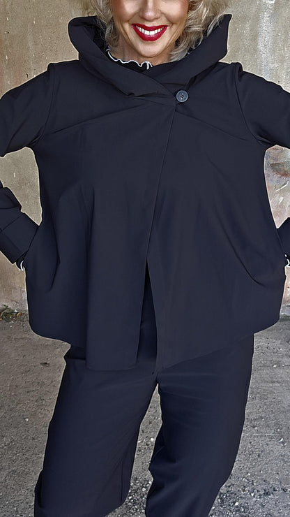 Carlos jakke tecnical jersey svart