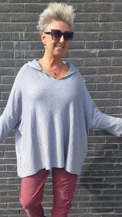 Alma hettegenser grå