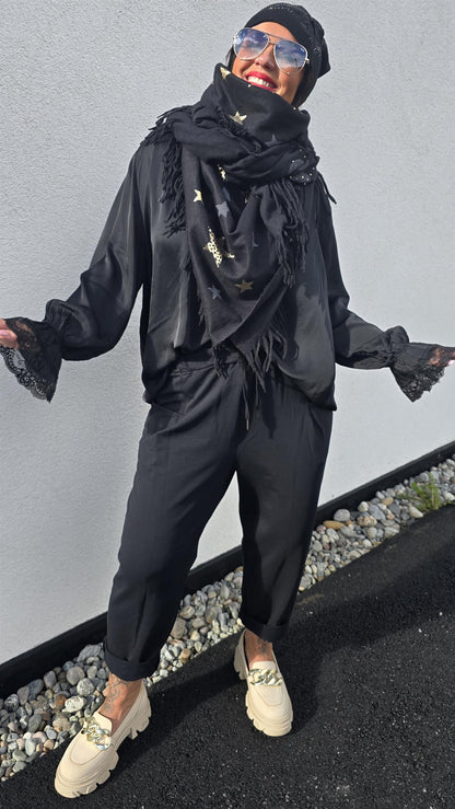 Sofie jogger bukse svart