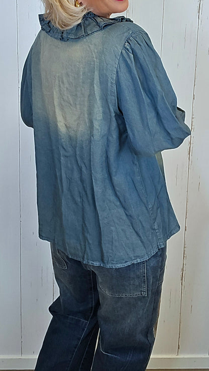 Elin tencelbluse