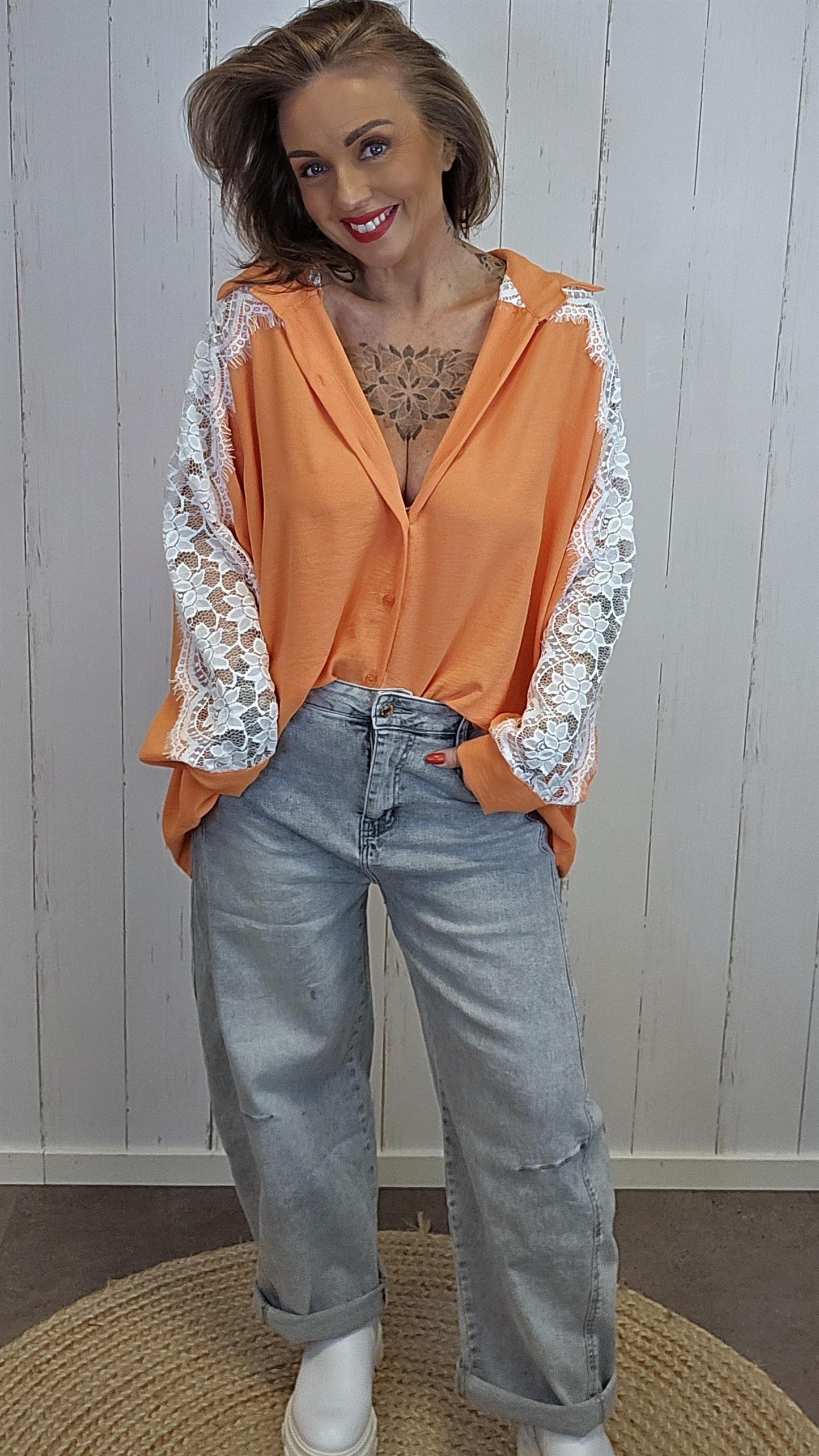 Dominika skjorte orange