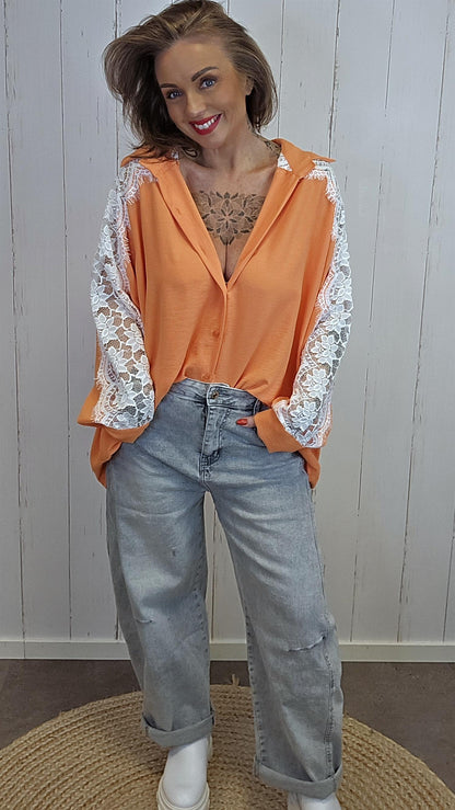 Dominika skjorte orange