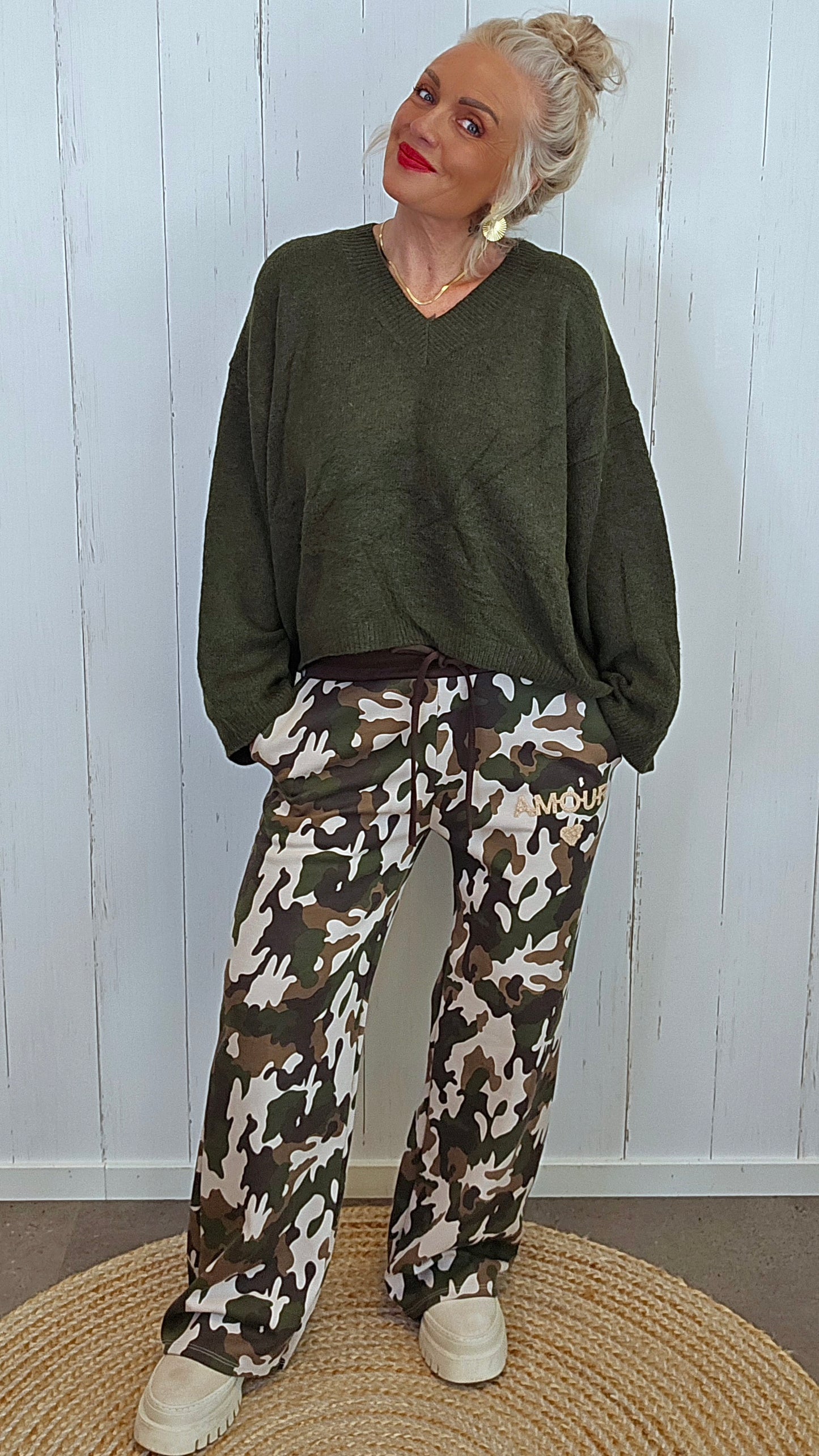 Amour camo bukse