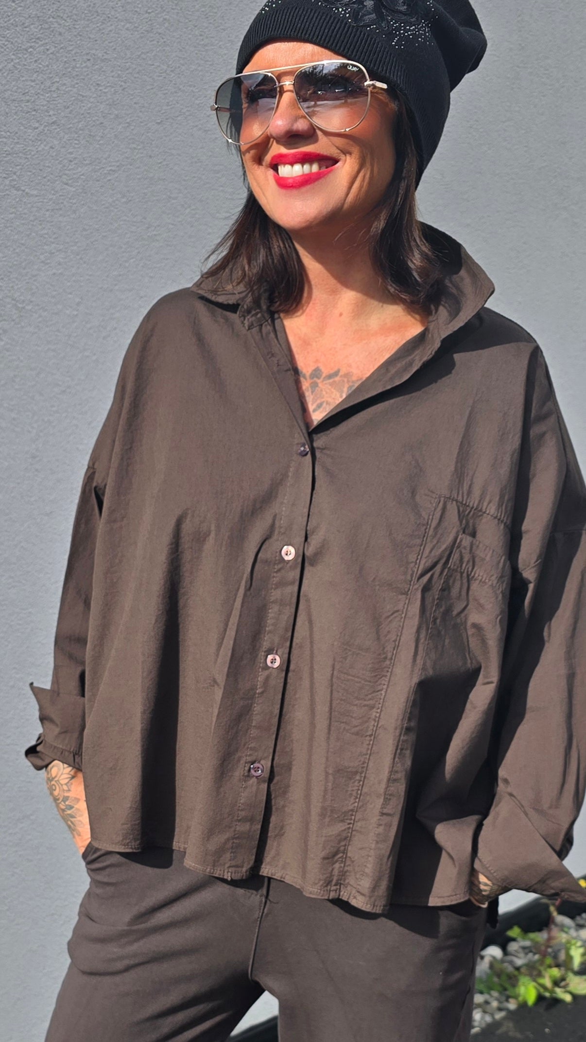 Nadina skjorte brun