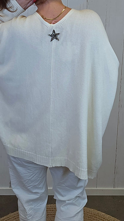 Enya cardigan varm krem