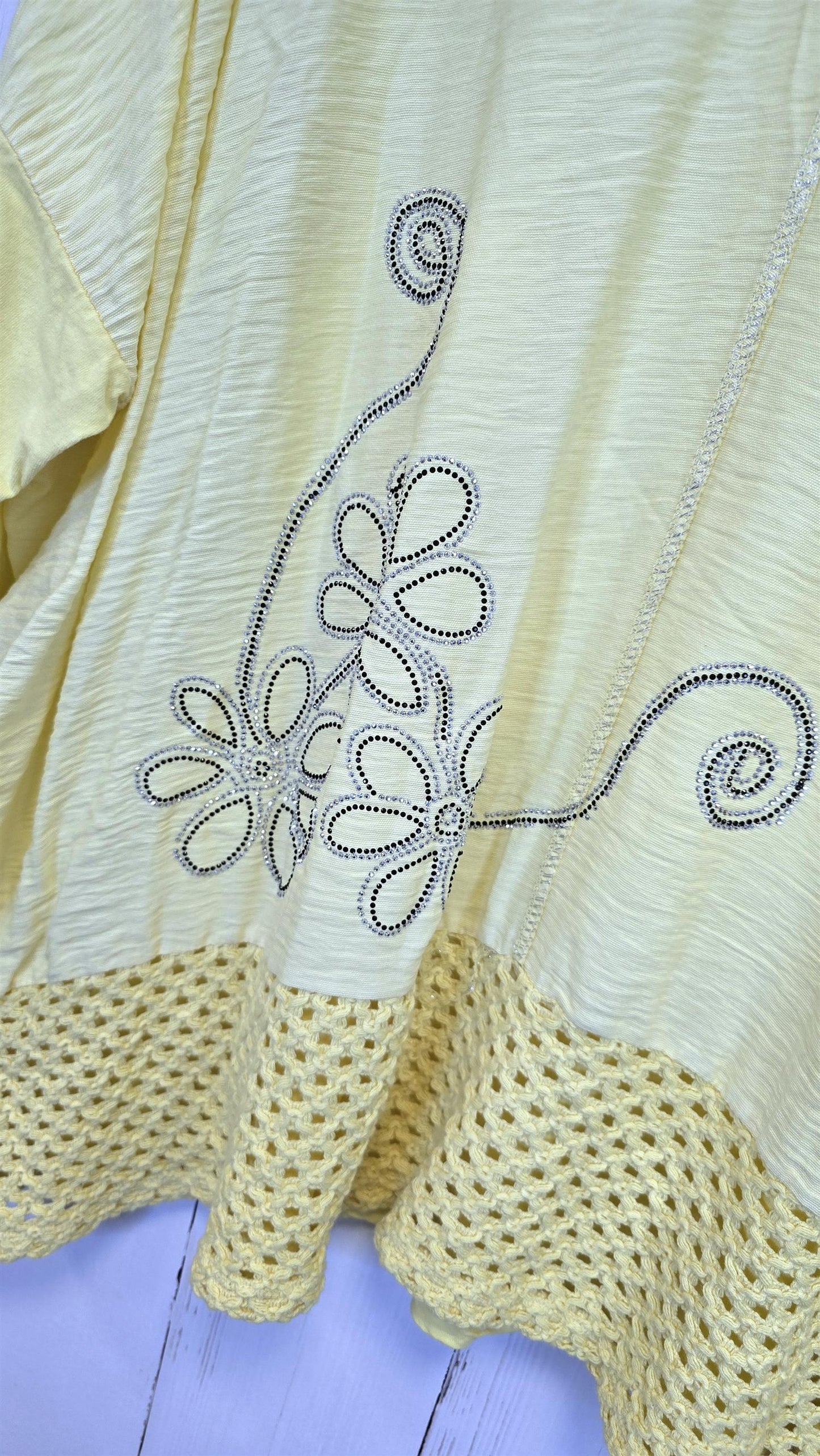 Giselle baggy topp gul