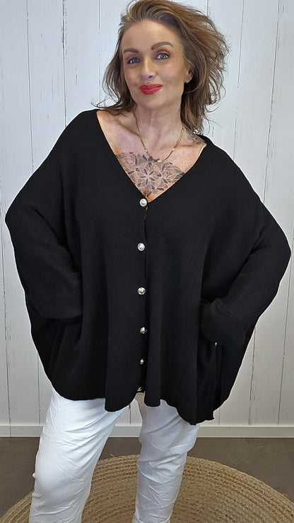 Enya cardigan svart