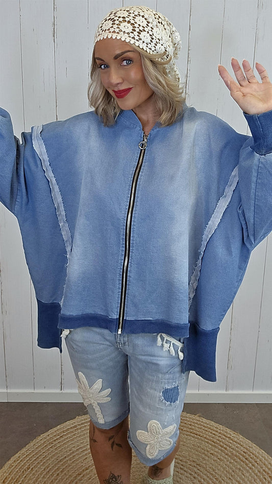 Mira Casual jakke i denimlook