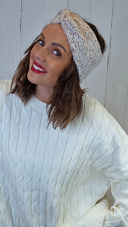 Marina pannebånd beige